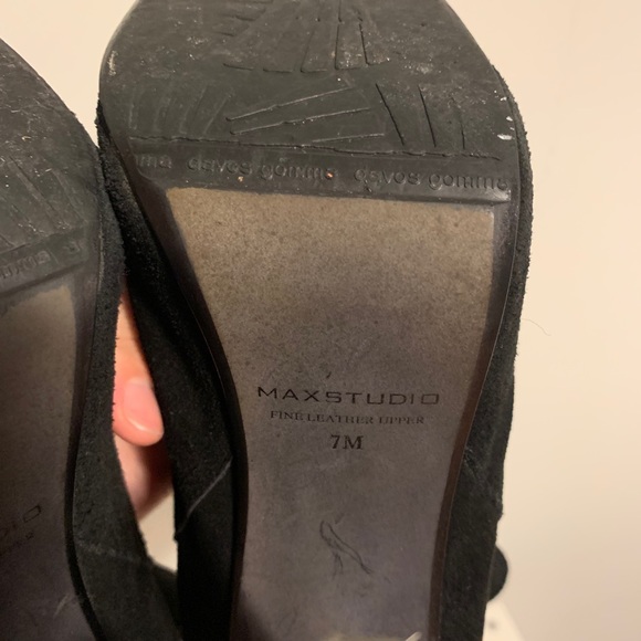 Max Studio 100% Suede Booties - Picture 10 of 11